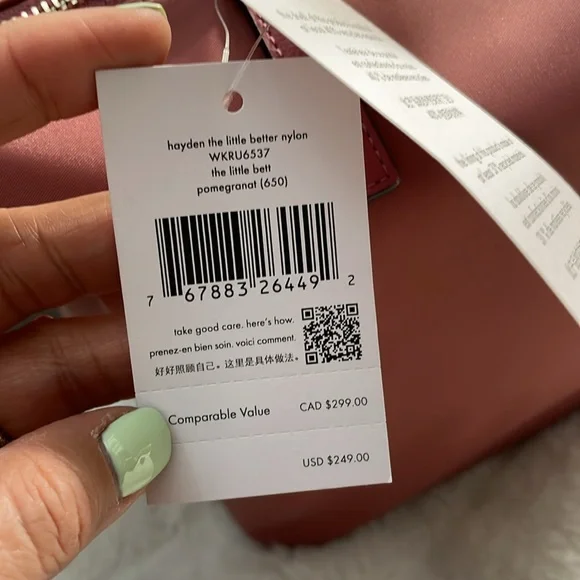 New Kate Spade Hayden the little better nylon - Picture 3 of 9